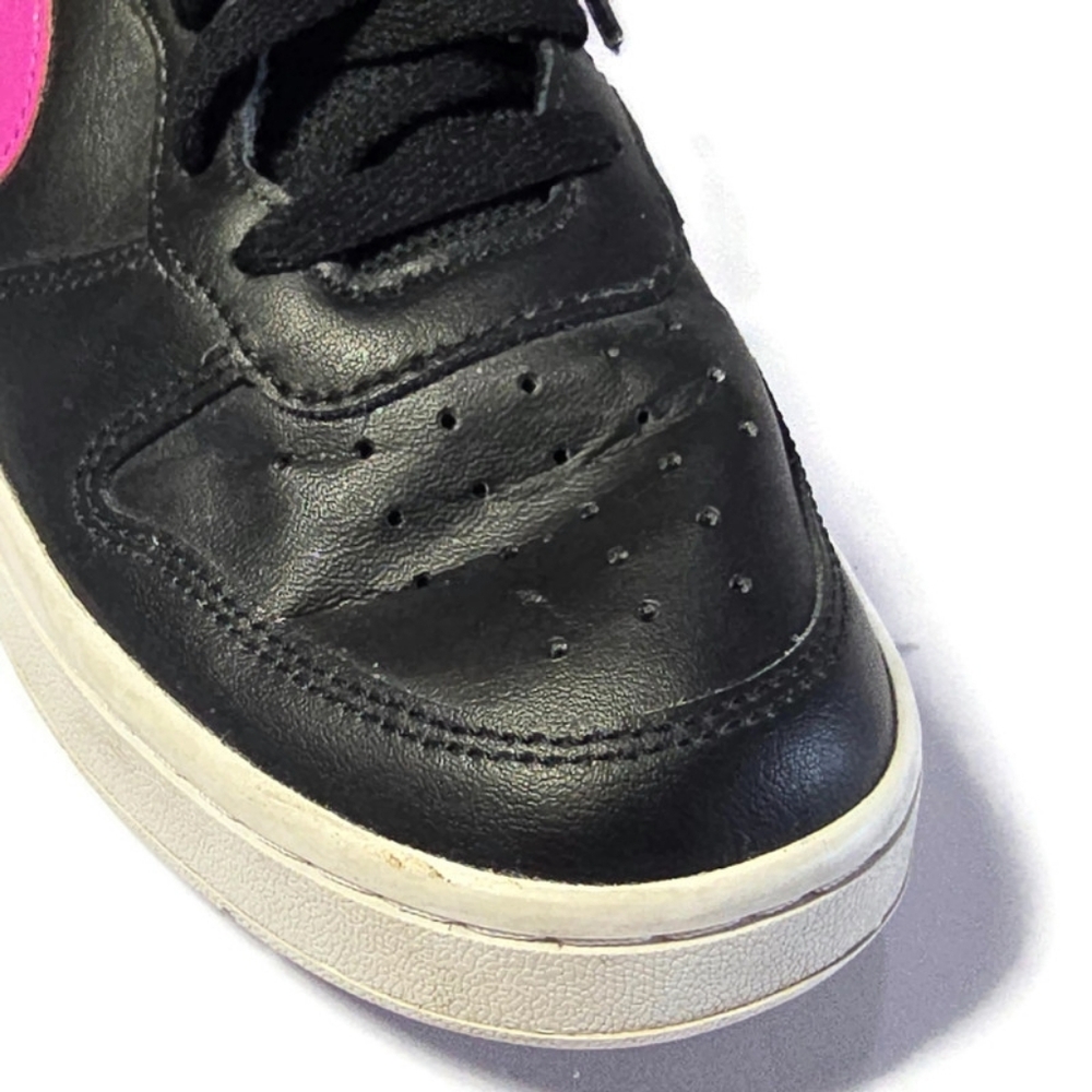 Nike Court Borough 2 Low Black Pink Youth Sz 7Y BQ5448-003 - Picture 10 of 16